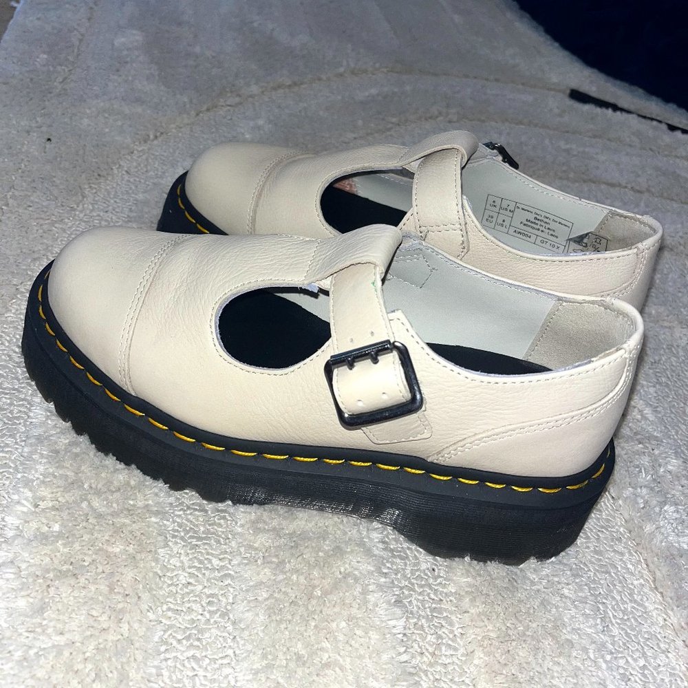 Dr. Martens Bethan Leather Platform Mary Jane Shoes